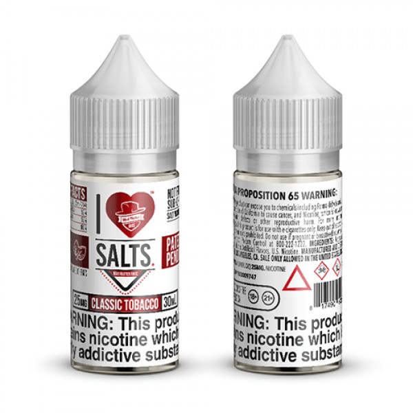 Mad Hatter I Love Salts Classic Tobacco 30ml Nic Salt Vape Juice