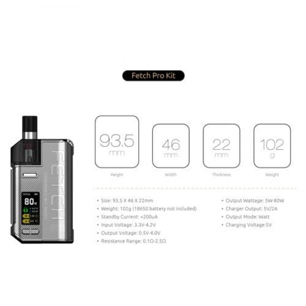 SMOK Fetch Pro Pod Device 80W Kit