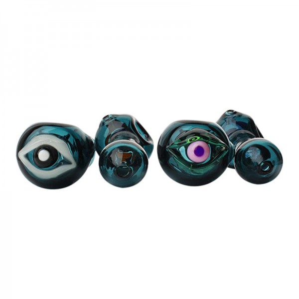 Bjorn Jorgøn Blue 3D Eyeball Hand Pipe