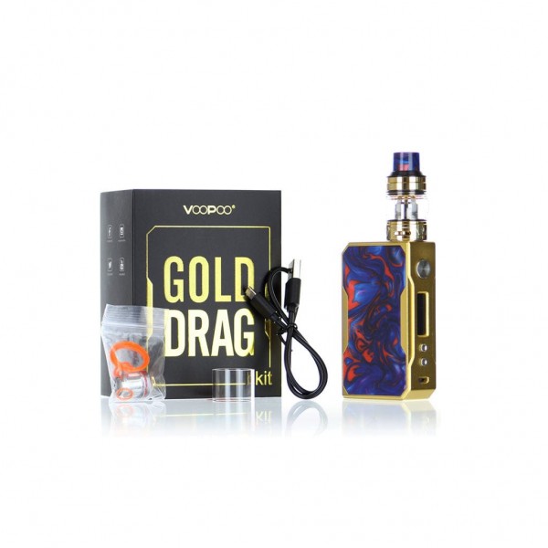 VOOPOO Gold DRAG 157W Kit w/ UFORCE Tank