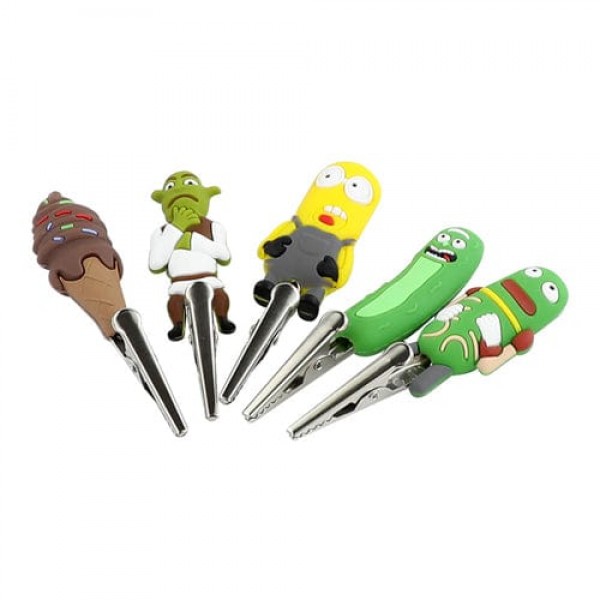 Silicone Character Roach Clip